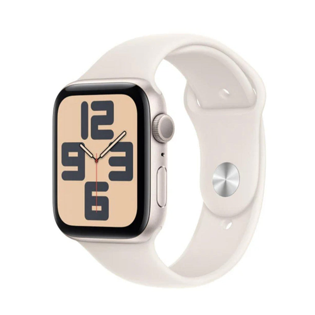 Apple Watch SE (2024) - 44mm - GPS - Aluminium Case - Sport Band - M/L | Starlight Apple Watch SE (2024) - 44mm - GPS - Aluminium Case - Sport Band - M/L | Starlight